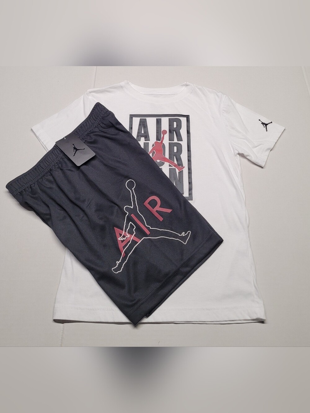 Jordan Boy's Black Athletic Shorts - Air Logo